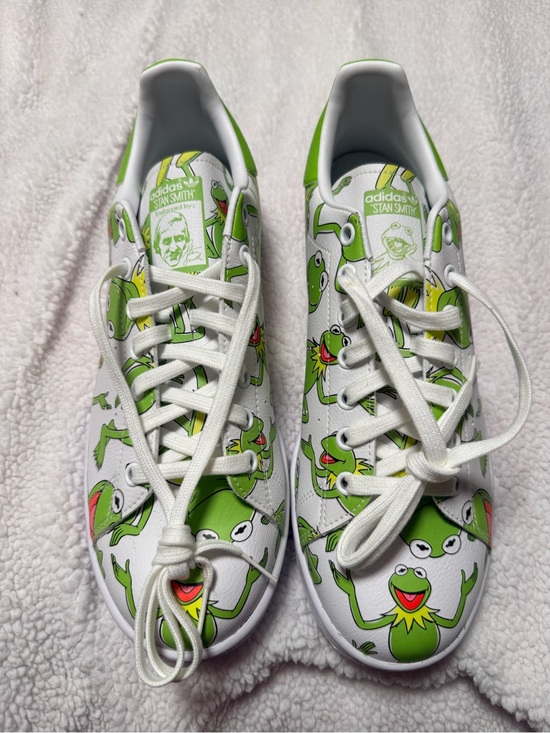 adidas Shoes - adidas Stan Smith Kermit Print Sneakers - White/Green